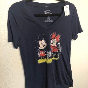 NWT Disney V-Neck Tee Shirt